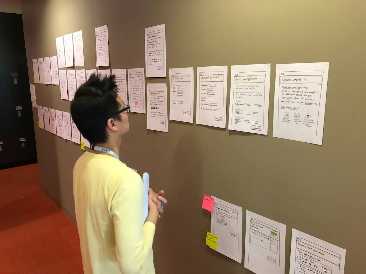 Sharing prototype sketches with stakeholders